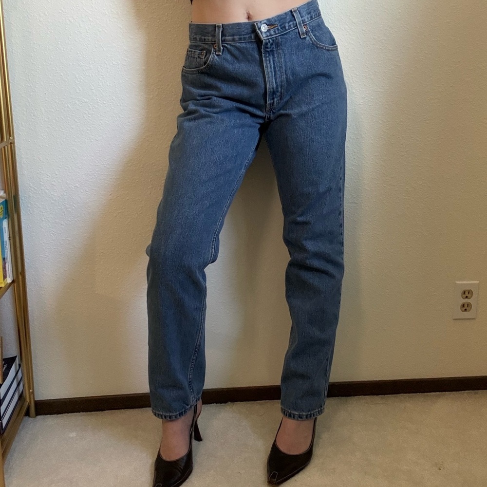 Levi’s 550 Straight Leg Relaxed Tapered Jeans Vintage Denim Grunge Y2K